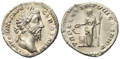 Marcus Aurelius (161-180), Denarius, Rome, Ad 176-177; Ar (g 3,45; MM 18,4)