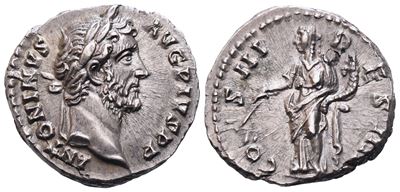 Antonino Pio (138–161), Denario, Roma, 144, AR