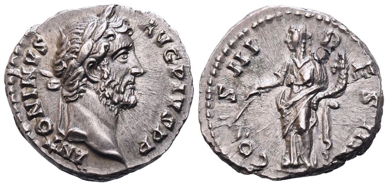 Antonino Pio (138–161), Denario, Roma, 144, AR