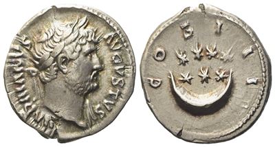 Hadrian (117-138), Denarius, Rome, Ad 125-128; Ar (g 3,22; MM 19,4)