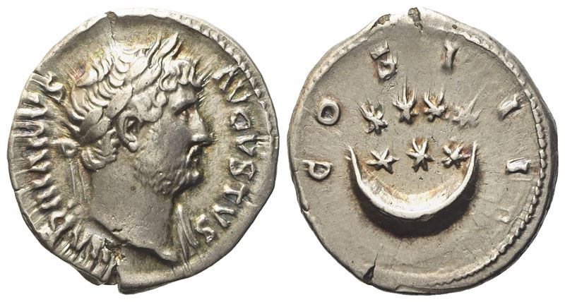 Hadrian (117-138), Denarius, Rome, Ad 125-128; Ar (g 3,22; MM 19,4)