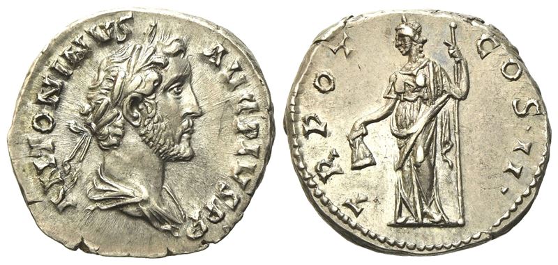 Antoninus Pius (138-161), Denarius, Rome, Ad 139; Ar (g 3,45; MM 17,7)