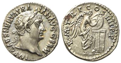 Trajan (98-117), Denarius, Rome, Ad 101-102; Ar (g 3,50; MM 18,35)