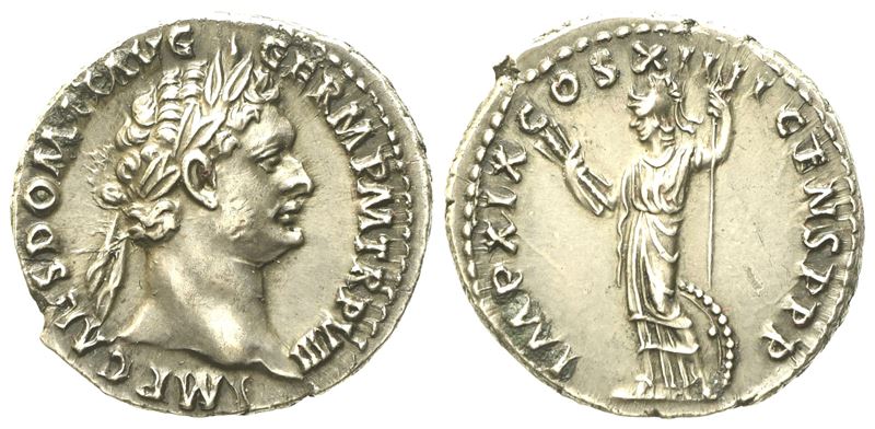 Domitian (81-96), Denarius, Rome, Ad 88-89; Ar (g 3,58; MM 19,22)