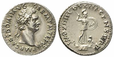 Domitian (81-96), Denarius, Rome, Ad 87; Ar (g 3,61; MM 20,15)