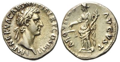 Nerva (96-98), Denarius, Rome, Ad 97; Ar (g 3,47; MM 17,3)