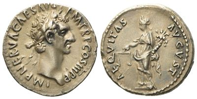 Nerva (96-98), Denarius, Rome, Ad 97; Ar (g 3,47; MM 17,3)