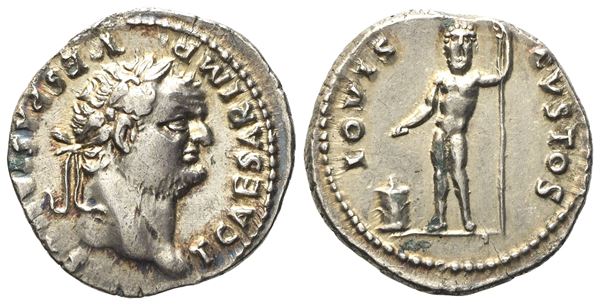 Titus Caesar, Denarius struck under Vespasian, Rome, AD 76; AR (g 2,95; mm 19,03)
