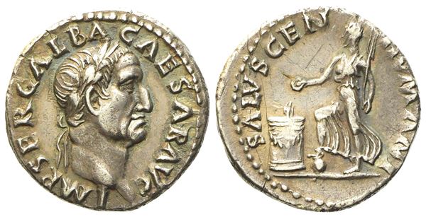 Galba (68-69), Denarius, Rome, c. July 68-January 69; AR (g 3,32; mm 18,35)