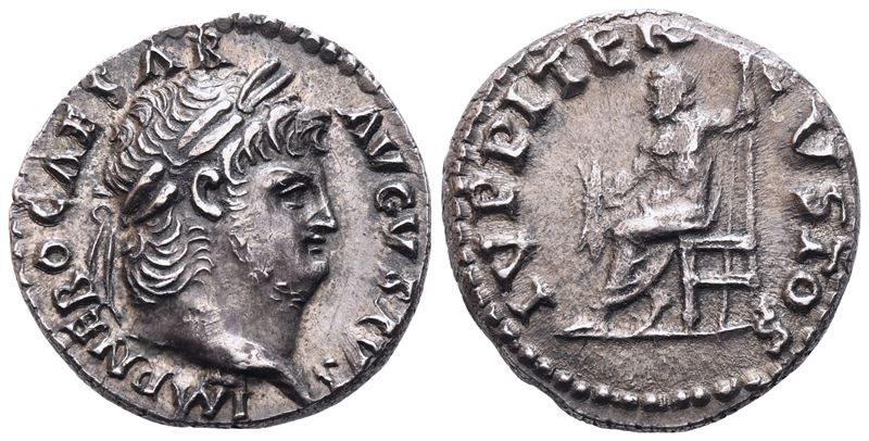 Nero (54-68), Denarius, Rome, AD 66-67; AR (g 3,52; mm 18 )