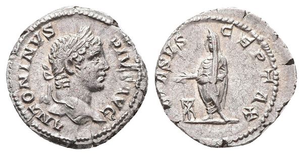 Caracalla (198-217). AR Denarius (30mm, 3.68g).