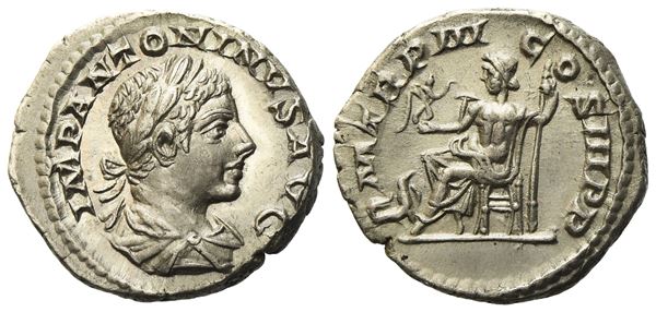 Elagabalus (218-222), Denarius, Rome, AD 220; AR (g 3,46; mm 19,3)