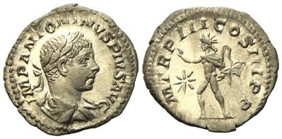 Elagabalus (218-222), Denarius, Rome, Ad 220-222; Ar (g 2,84; MM 19,9)