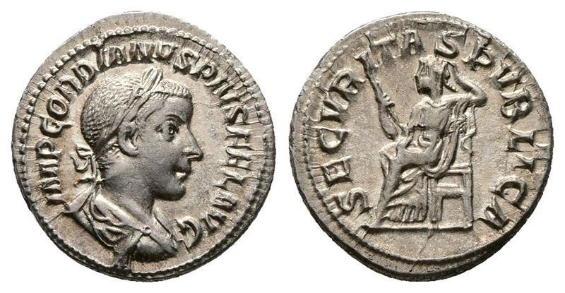 Gordian III (238-244). Ar Denarius (20mm, 3.31g).