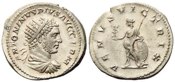 Caracalla (198-217), Antoninianus, Rome, AD 216; AR (g 5,15; mm 23,9)