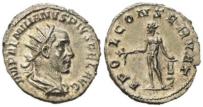 Aemilian (253), Antoninianus, Rome, Ad 253; Ar (g 3,59; MM 21,1)
