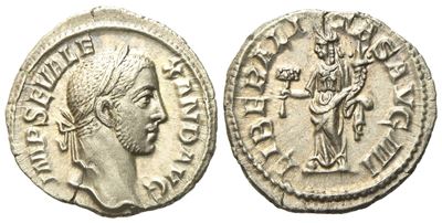 Severus Alexander (222-235), Denarius, Rome, Ad 229; Ar (g 3,10; MM 19,3)