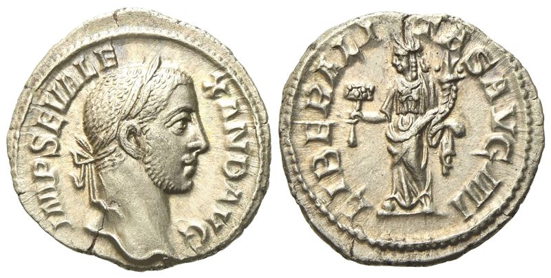 Severus Alexander (222-235), Denarius, Rome, Ad 229; Ar (g 3,10; MM 19,3)