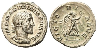 Maximinus i (235-238), Denarius, Rome, Ad 235-236; Ar (g 3,34; MM 19,4)