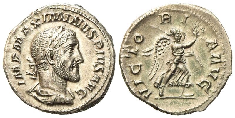 Maximinus i (235-238), Denarius, Rome, Ad 235-236; Ar (g 3,34; MM 19,4)