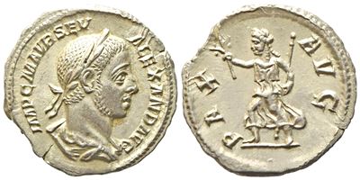 Severus Alexander (222-235), Denarius, Rome, Ad 226; Ar (g 2,83; MM 19,75)