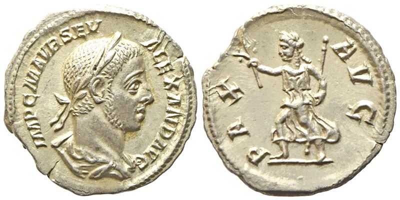 Severus Alexander (222-235), Denarius, Rome, Ad 226; Ar (g 2,83; MM 19,75)