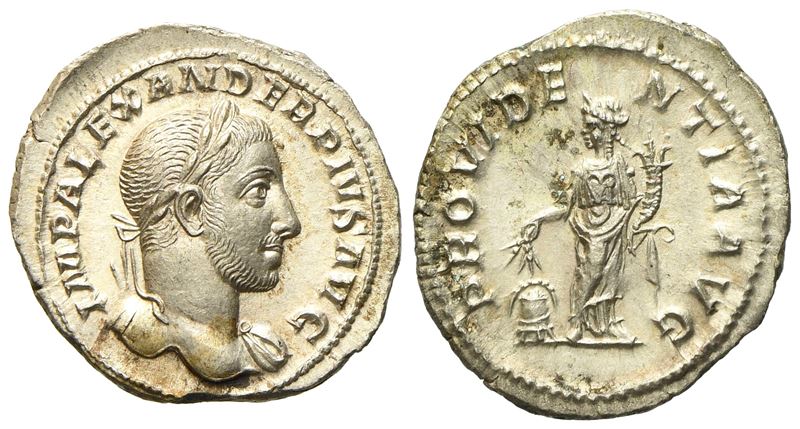 Severus Alexander (222-235), Denarius, Rome, Ad 232; Ar (g 3,08; MM 20,8)