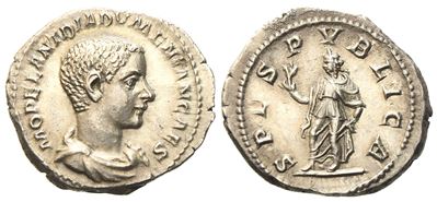 Diadumenian Caesar, Denarius Struck Under Macrinus, Rome, Ad 218; Ar (g 2,72; MM 20,4)