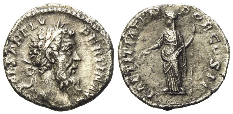 Pertinax (193), Denarius, Rome, January 1st-march 28th Ad 193; Ar (g 2,80; MM 18)
