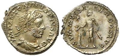Elagabalus (218-222), Denarius, Rome, Ad 221-222; Ar (g 2,88; MM 19)