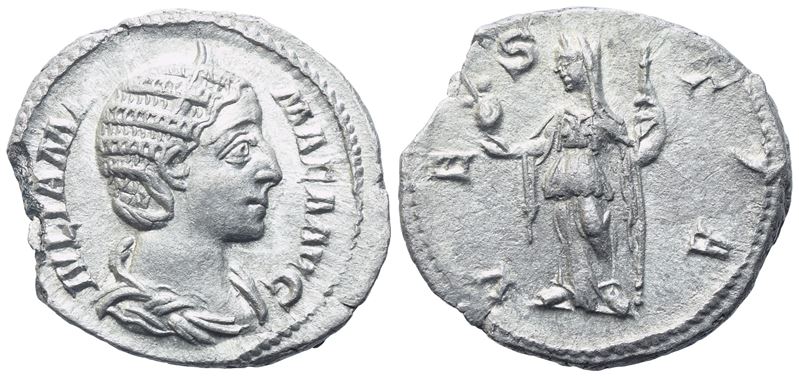 Julia Mamaea, Denarius Struck Under Severus Alexander, Rome, Ad 226; Ar (g 2,67; MM 9,9)
