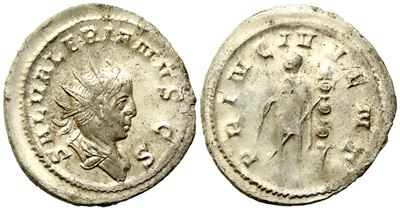 Saloninus Caesar, Antoninianus Struck Under Gallienus, Lugdunum, Ad 256; Ar (g 3,65; MM 24,2)