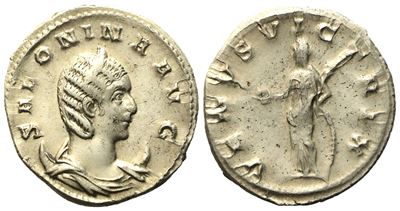 Salonina, Antoninianus Struck Under Gallienus, Rome, Ad 256-257; Ar (g 3,53 G; 21,3 MM)