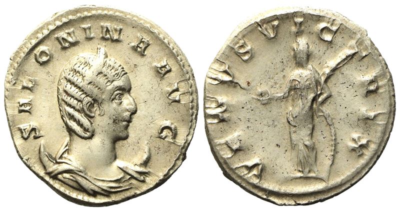 Salonina, Antoninianus Struck Under Gallienus, Rome, Ad 256-257; Ar (g 3,53 G; 21,3 MM)