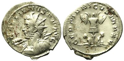 Gallienus (253-269), Antoninianus, Lugdunum, Ad 258-259; Bi (g 3,60; MM 22,7)