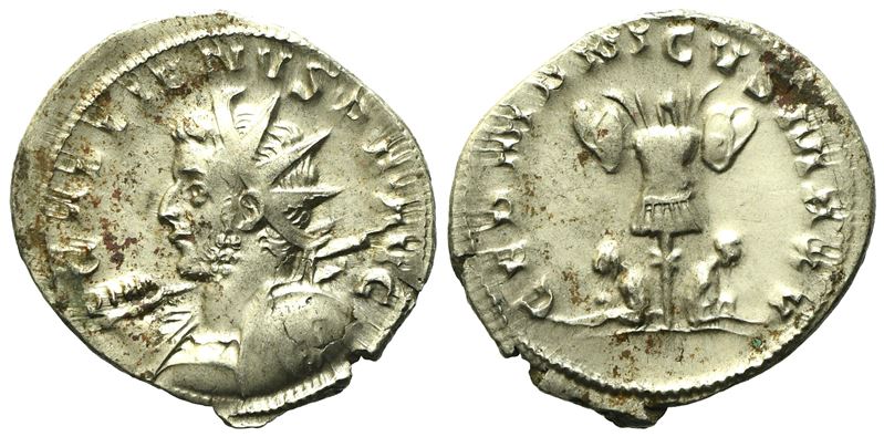 Gallienus (253-269), Antoninianus, Lugdunum, Ad 258-259; Bi (g 3,60; MM 22,7)