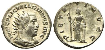 Valerian i (253-260), Antoninianus, Viminacium, Undated; Ar (g 4,24; MM 22)