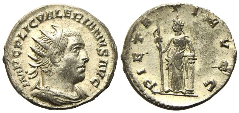 Valerian i (253-260), Antoninianus, Viminacium, Undated; Ar (g 4,24; MM 22)