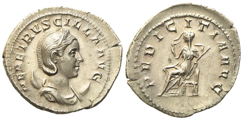 Herennia Etruscilla, Antoninianus Struck Under Decius, Rome, Undated. Ar (g 4,38; MM 24,6)
