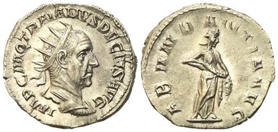 Trajan Decius (249-251), Antoninianus, Rome, Ad 250; Ar (g 3,65; MM 21)