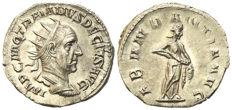 Trajan Decius (249-251), Antoninianus, Rome, Ad 250; Ar (g 3,65; MM 21)
