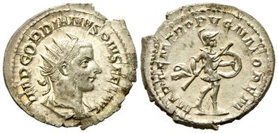Gordian III (238-244), Antoninianus, Rome, Ad 243-244; Ar (g 3,74; MM 23,5)