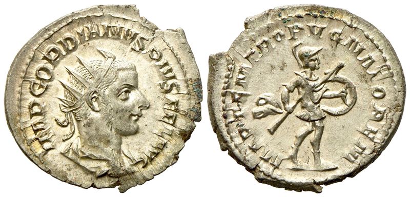 Gordian III (238-244), Antoninianus, Rome, Ad 243-244; Ar (g 3,74; MM 23,5)