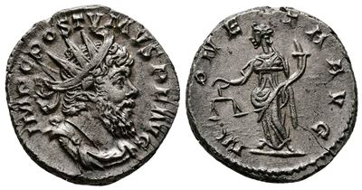 Postumus (260-269). Ar Antoninianus (21mm, 3.92g).
