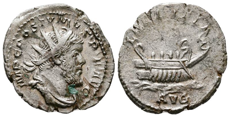 Postumus (260-269). Ar Antoninianus (22mm, 3.18g).