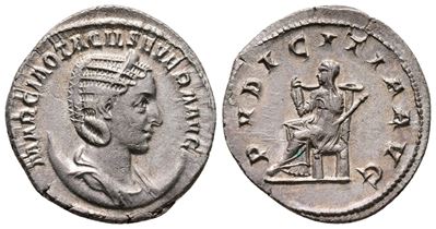 Otacilia Severa (augusta, 244-249). Ar Antoninianus (23mm, 3.88g).