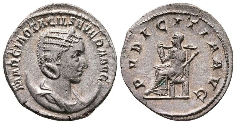 Otacilia Severa (augusta, 244-249). Ar Antoninianus (23mm, 3.88g).