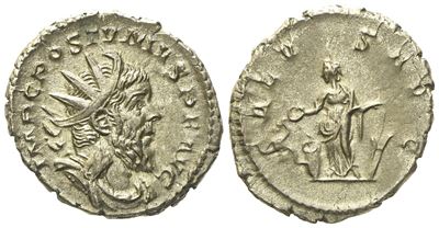 Postumus (imperium Galliarum, 260-269), Antoninianus, Cologne, Ad 262; Bi (g 4,14; MM 22,4)