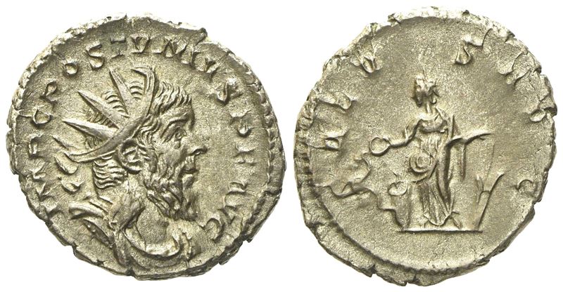 Postumus (imperium Galliarum, 260-269), Antoninianus, Cologne, Ad 262; Bi (g 4,14; MM 22,4)