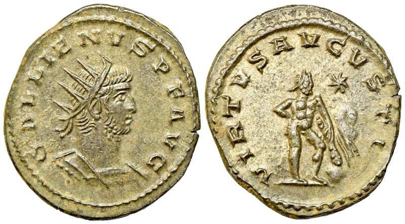 Gallienus (253-269), Antoninianus, Antioch, Undated; Ar (g 3,40; MM 22)